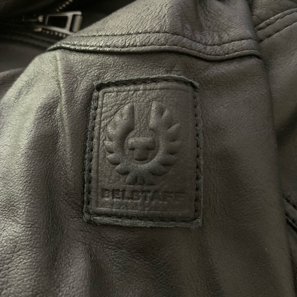 Belstaff ladies black leather jacket. Size 44 - Picture 2 of 16